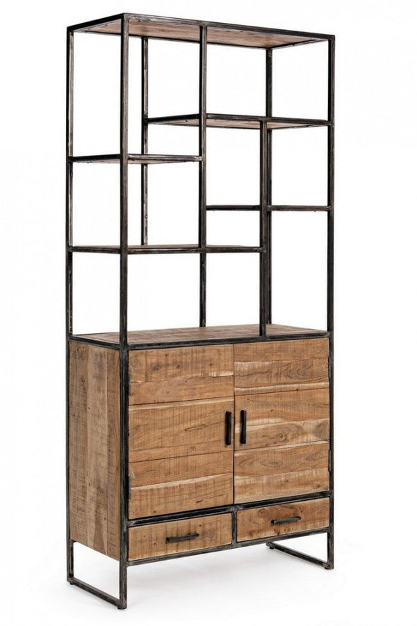 sconto Libreria 2 Ante 2 Cassetti 90x40x200h cm Elmer