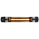 Stufa Elettrica ad Infrarossi 82,5x12,5x8,5 cm da Parete Soffitto 1800W Moel Iris 867NRC