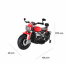 Moto Elettrica per Bambini 12V con Licenza Triumph Rocket 3GT Rossa   