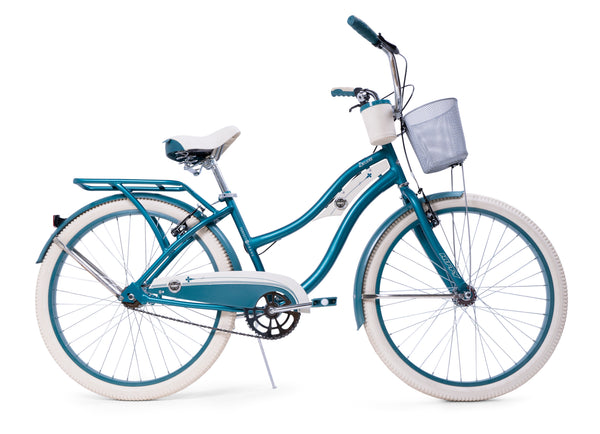 Bicicletta da 26" per Bambini e Ragazzi Telaio Hi-Ten Freni V-Brake Cruise Deluxe Azzurro sconto