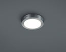 Plafoniera da Interno a LED in Alluminio Nichel Opaco