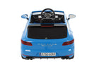Macchina Elettrica Suv per Bambini 12V con Licenza Porsche Macan Azzurra