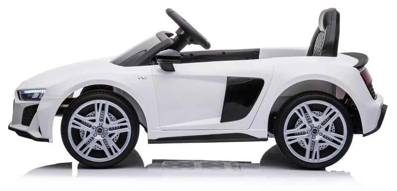 Macchina Elettrica per Bambini 12V con Licenza Audi R8 Sport Bianca