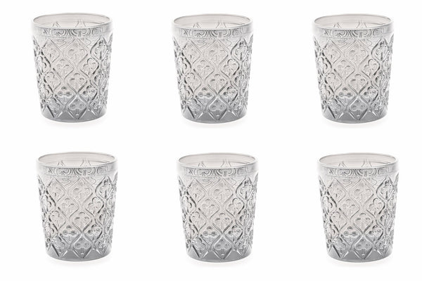 Lot de 6 Verres à Eau en Verre 240 ml Villa d'Este Home Tivoli Marrakech sconto