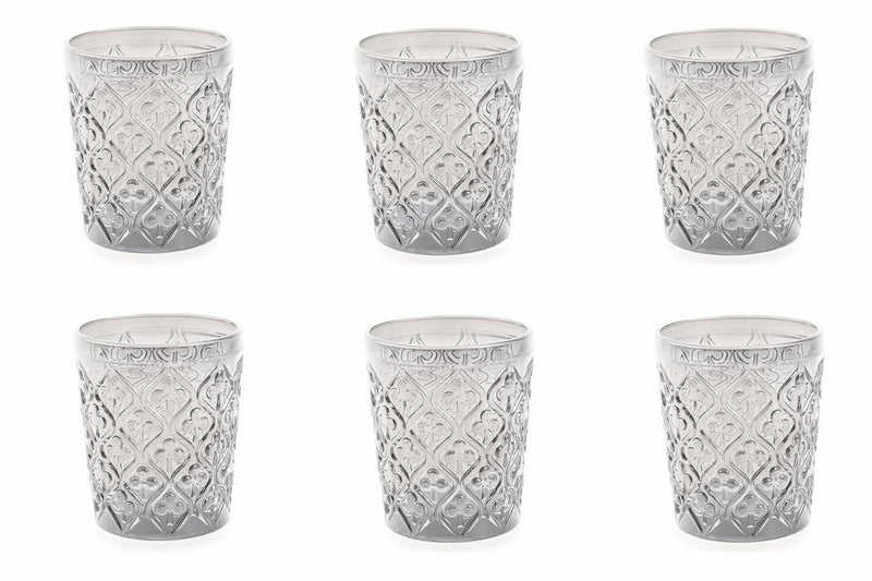 Set 6 Bicchieri Acqua in Vetro 240 ml Villa d'Este Home Tivoli Marrakech