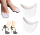 Coppia salvapunta in gel con fori traspiranti per scarpe con tacchi