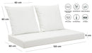 Cuscini per Pallet 120x60 cm Seduta e Schienale in Similpelle Mariotti Belem Beige