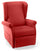 Fauteuil élévateur électrique 2 moteurs 75x107x84 cm avec roues en tissu Dispositif médical 1 rouge