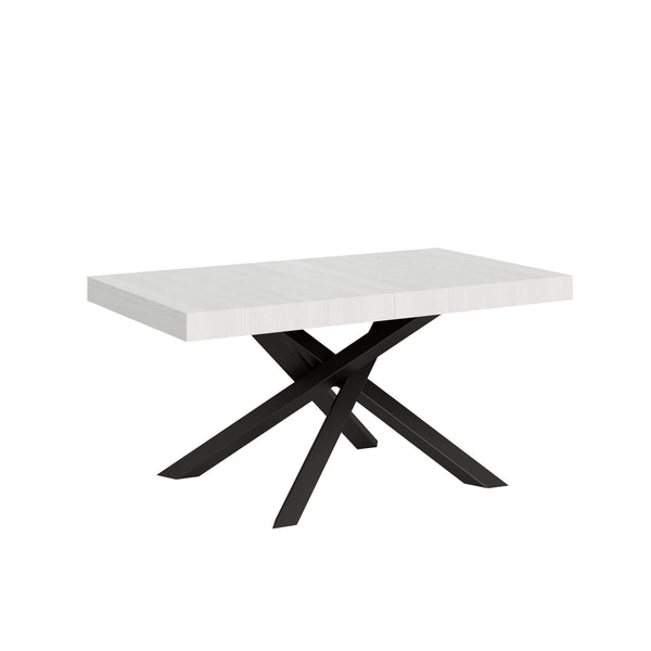 prezzo Tavolo Allungabile 160-420x90x77 cm Volantis Bianco Frassino