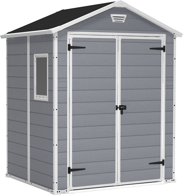 acquista Abri de jardin pour outils 185x226x152 cm en résine Keter Manor 6x5 Gris