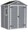 Abri de jardin pour outils 185x226x152 cm en résine Keter Manor 6x5 Gris