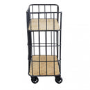 Mobile  Allyn 72x38,5x86,5 h cm in Legno Nero