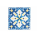 Set 4 Sottobicchieri 10x10x0,5 cm  in Ceramica VdE Tivoli 1996 Naxos