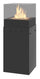 Cheminée Bioéthanol au Sol 36x36x85 cm Instate 850 Noir
