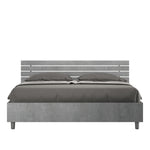 Letto Matrimoniale Testata Doghe Inclinata Ankel Cemento Varie Misure