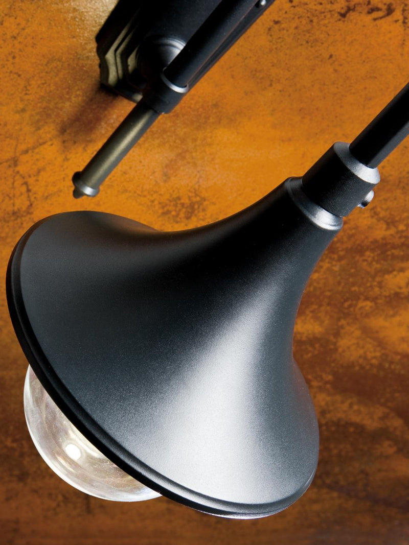 Lampada Palo Alto da Giardino 3 Luci E27 in Alluminio Sovil Nero