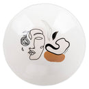 Insalatiera Irregolare 32 cm  in Ceramica VdE Tivoli 1996 Face to grey