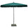 Parasol de jardin 210x130 cm Mât Ø27 mm en Acier Maffei Novara Vert