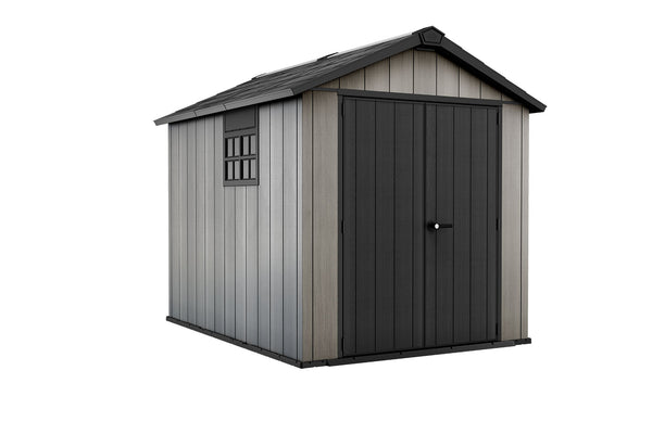 Casetta da Giardino 229x287x242 cm Keter Oakland 759 Duotech Effetto Legno Spazzolato Grigio prezzo