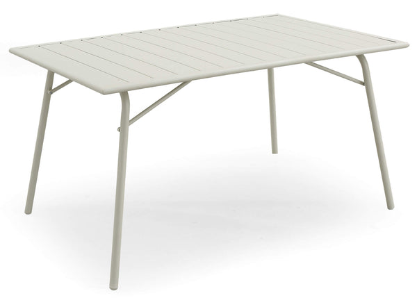 Table de jardin pliante en acier blanc Kraus Brunelleschi 140x90x75,3 cm acquista
