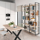 Struttura per Scaffale Lader H1790 Verniciato Nero Acciaio Emuca