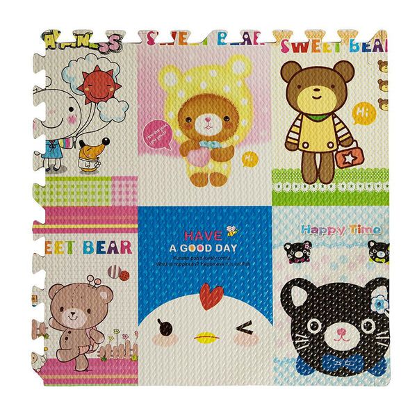 Tapis de puzzle pour enfants 4 pièces 60x60 cm Funny prezzo