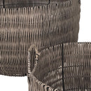Set 2 Cesti in Materiale Rattan Willow con Manici H 30 cm