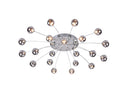 Plafoniera da Interno a LED in Metallo Cromo