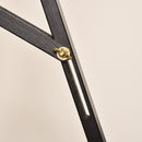 Cavalletto Treppiede da Pittura 51,5x71,5x134,5 cm in Legno di Pino Nero