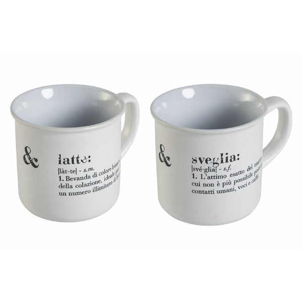 acquista Set de 2 tasses Ø9,2x8,7 cm en New Bone China VdE Tivoli 1996 Blanc