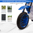 Moto Elettrica per Bambini 12V Motocross Blu