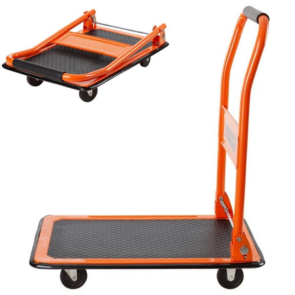 Carrello Portapacchi Pieghevole Portatutto 4 Ruote a Pianale Portata 80Kg Black & Decker sconto