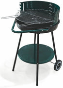 Barbecue a Carbone Carbonella Tondo Ø50 cm con Ruote Soriani Sun-day Verde