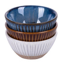 Set 3 Ciotole Ø8x4 cm 100 ml in Ceramica VdE Tivoli 1996 Reactive