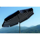 Ombrellone da Giardino Ø2 m Palo Ø33 mm in Acciaio Maffei Venezia Duplex Blu/Bianco e Blu