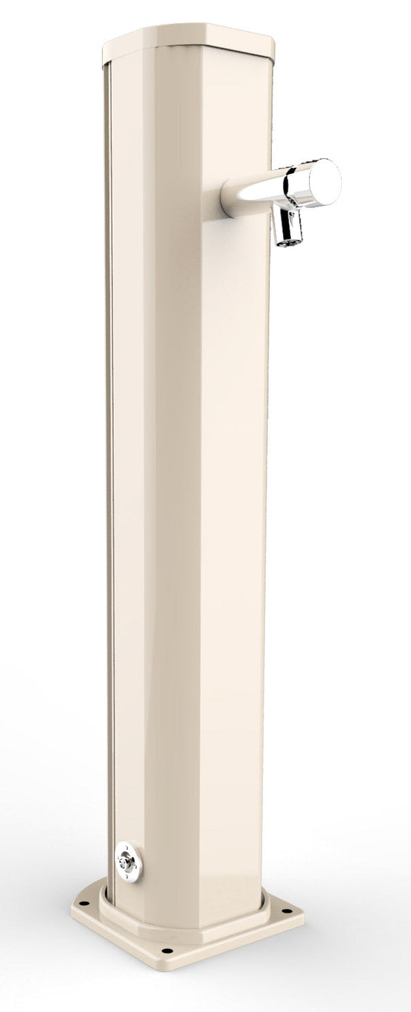 Fontana Lavapiedi da Giardino con Rubinetto Temporizzato Arkema Jolly Bianco Crema prezzo