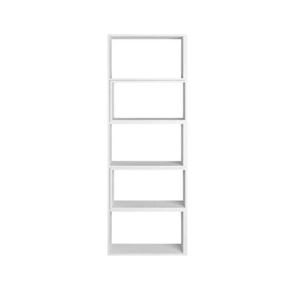 sconto Bibliothèque d'angle extensible Wish 72x22x200 cm blanc