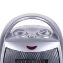 Termoventilatore Caldobagno 1500W Base Rotante Kooper Keramos Grigio