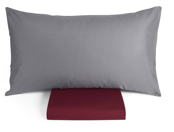 Housse de couette double face avec taies d'oreiller Mitera Jade Valenza et Grisaille différentes tailles sconto