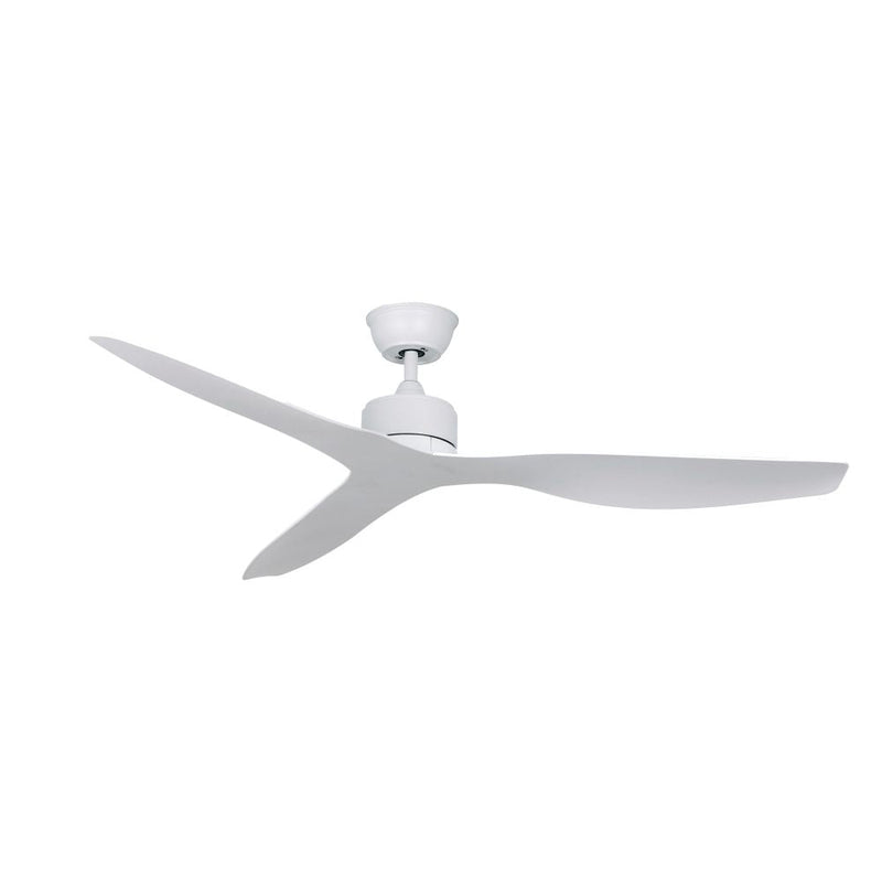 Ventilatore da Soffitto con 3 Pale in Abs Ø132 cm 6 Velocità Sulion Vadis Bianco