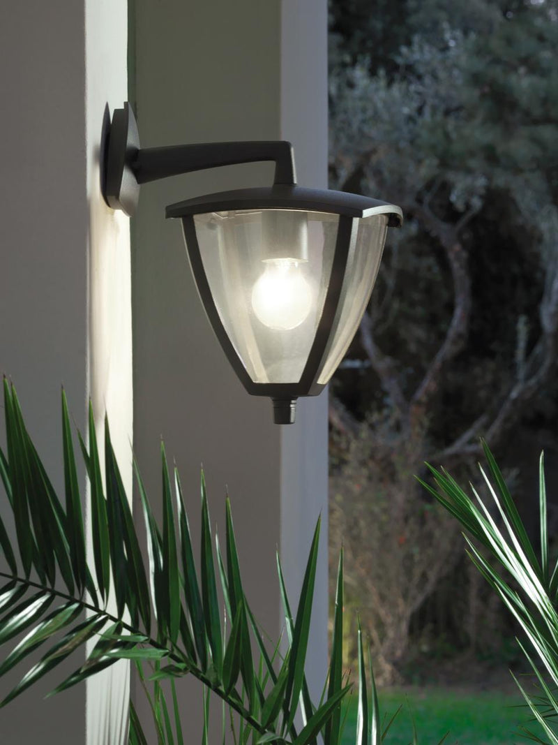 Lampada Palo Alto da Giardino 2 Luci E27 in Alluminio Sovil Grigio