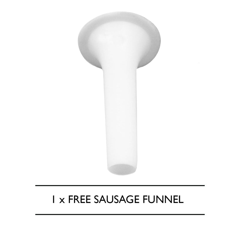 Macchina Tritacarne 38,5x21x38 cm con Piastre Tritacarne di 3 Misure in Acciaio  