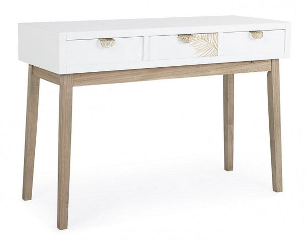 Console 3 Tiroirs Folium en Bois sconto
