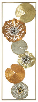 Pannello Leaf 31,5x3x90 cm in Ferro