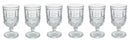 Set 6 Calici Ø8x14 cm in Vetro Villa d'Este Home Tivoli Nobilis Trasparenti