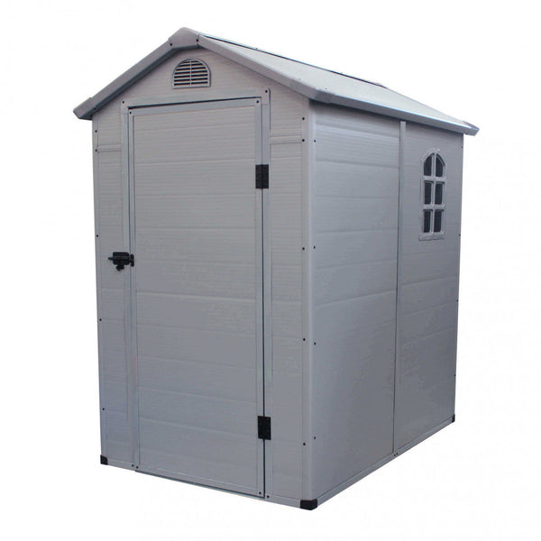 online Hause Garden Playhouse 134x192x204 h cm en plastique gris clair