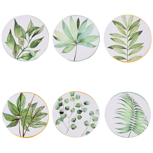 Set 6 Sottopiatti Tondi Ø33x2 cm in Polipropilene VdE Tivoli 1996 Oriental Botanique prezzo