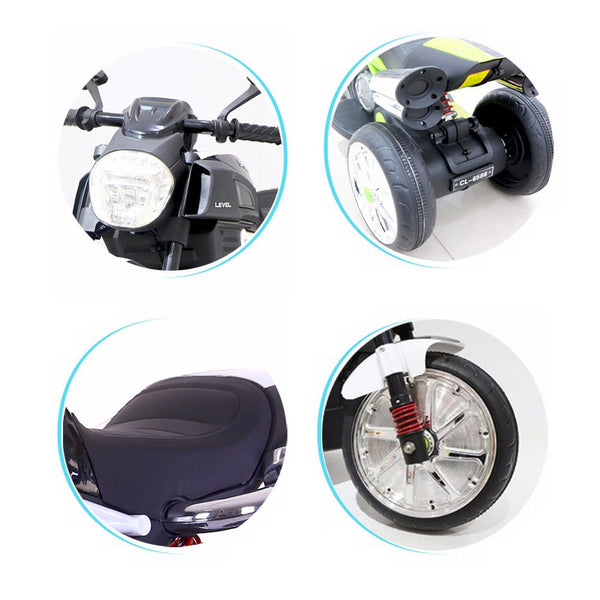 acquista Moto Moto Electrique pour Enfants 6V Vitesse Kidfun Blanc