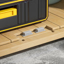 Armadio da Esterno con Ripiano Interno 77.5x88x90 cm in Legno di Abete 