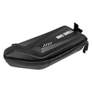 Borsa Portaoggetti da Sottocanna Bicicletta 26x10x4 cm Doppia Tasca Rigida Effetto Carbonio